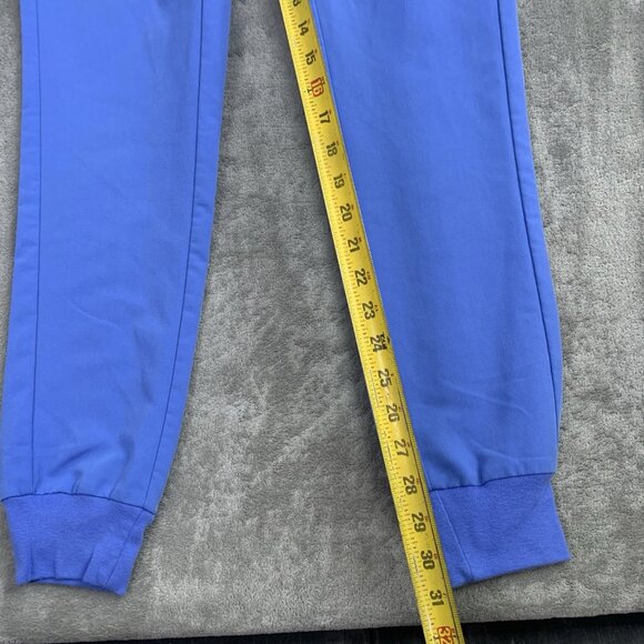 Figs Scrub Pants Womens XS Tall Zamora Jogger Nurse Workwear Capri Blue Medical - Picture 5 of 16